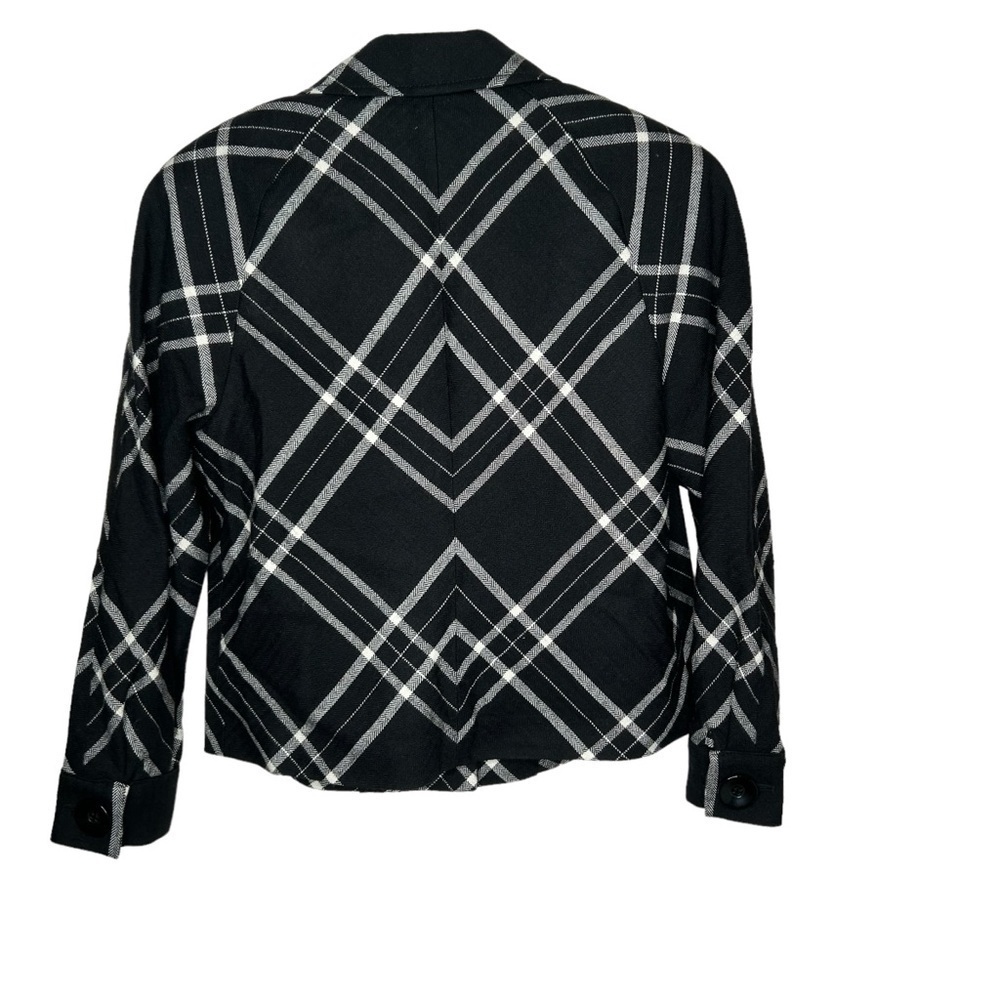 Emma James Black & White French Styled Jacket Blazer WOOL Blend Sz 6. - Picture 4 of 4